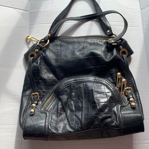 B Makowsky Genuine Leather Shoulder Bag